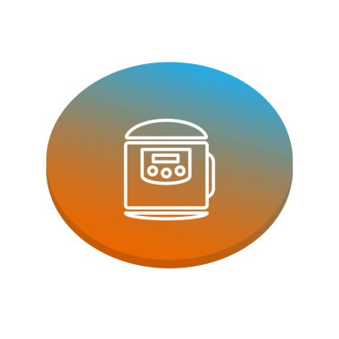 Soyut mutfak web simgesi