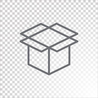 Soyut kutu web simgesi