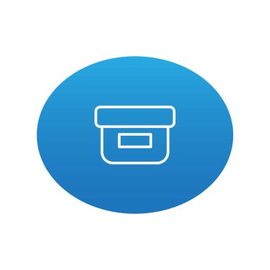 Soyut kutu web simgesi