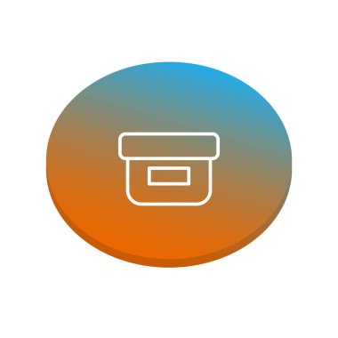 Soyut kutu web simgesi