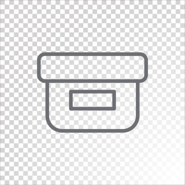 Soyut kutu web simgesi