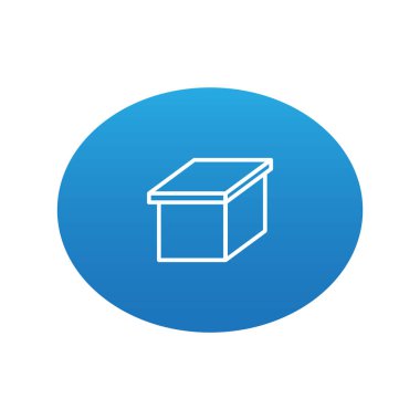 Soyut kutu web simgesi