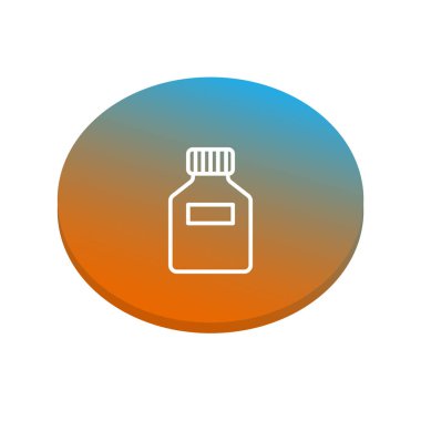 Soyut şişe web simgesi