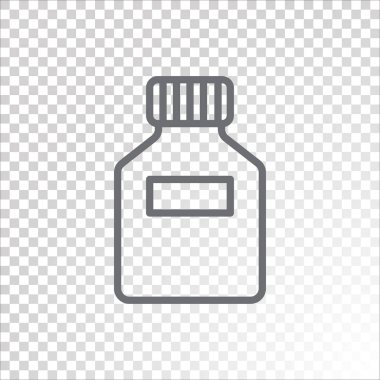 Soyut şişe web simgesi