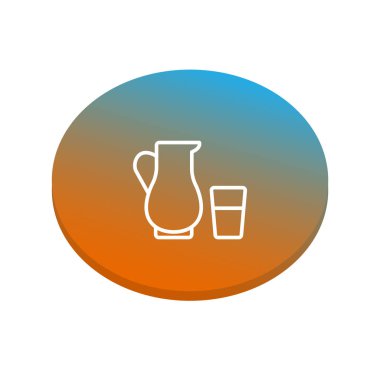 Soyut mutfak web simgesi