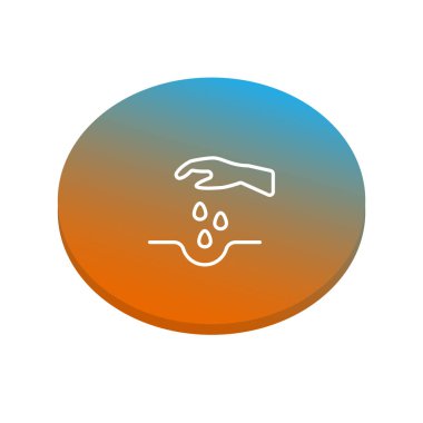 Soyut doğa web simgesi