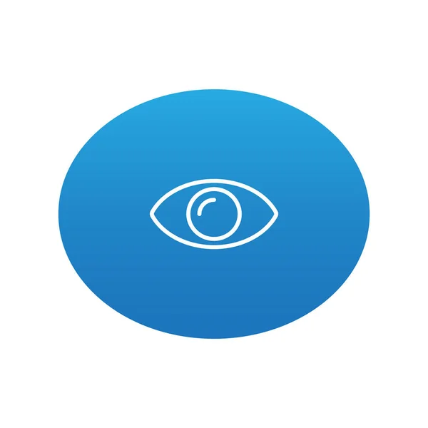 Icono web de ojo abstracto — Vector de stock
