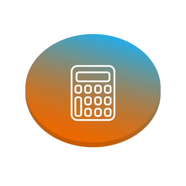 Absatract calculator icon — Stock Vector