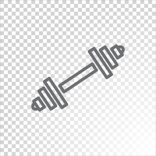 Ícone dumbbell abstrato —  Vetores de Stock