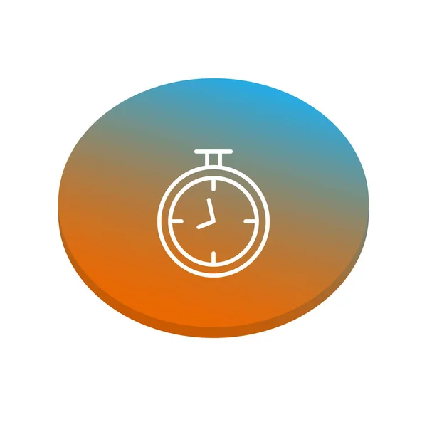 Icona dell'orologio astratto — Vettoriale Stock