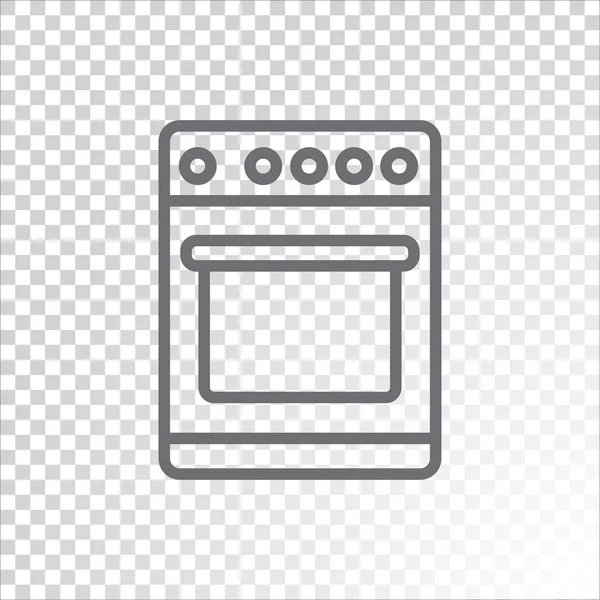 Abstract oven web icon — Stock Vector