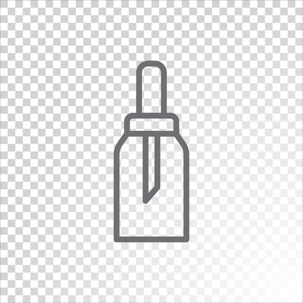 Abstracte fles web pictogram — Stockvector