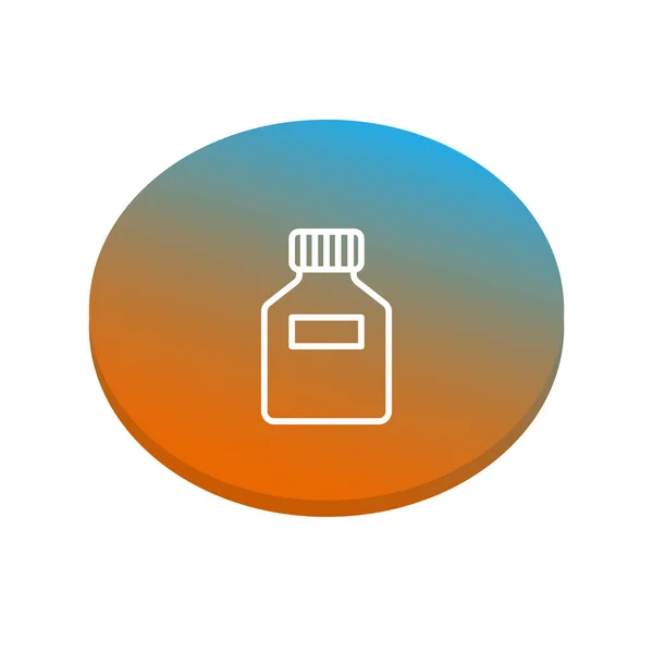 Immagine astratta bottiglia web icon — Vettoriale Stock