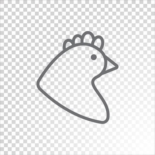 Abstracte vogel web pictogram — Stockvector