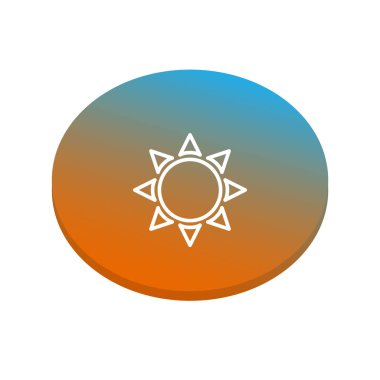 Soyut doğa web simgesi