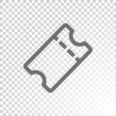 Soyut bilet web simgesi