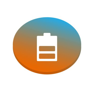 Soyut pil web simgesi