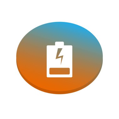 Soyut pil web simgesi