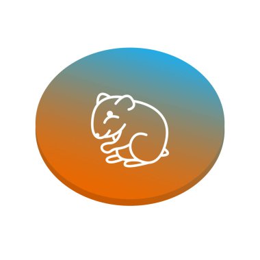 Soyut hayvan web simgesi