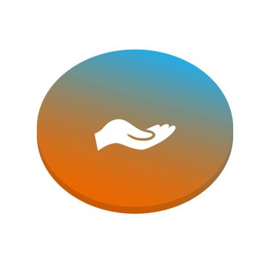 Soyut başparmak web simgesi