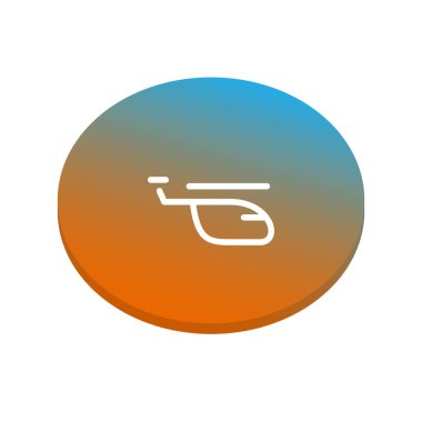 Soyut helikopter simgesi