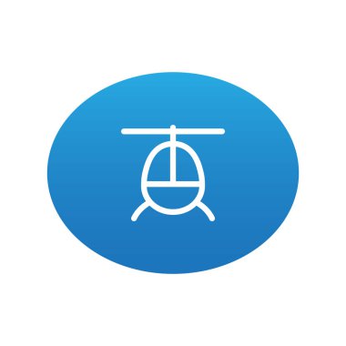 Soyut helikopter simgesi