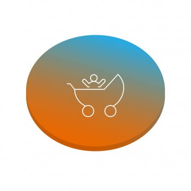 Soyut doğum günü simgesi