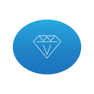 Soyut mücevher web simgesi