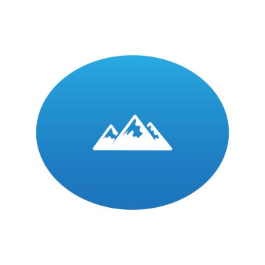 Soyut dağ web simgesi