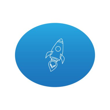 Soyut uzay gemisi web simgesi