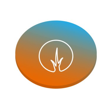 Soyut orman web simgesi