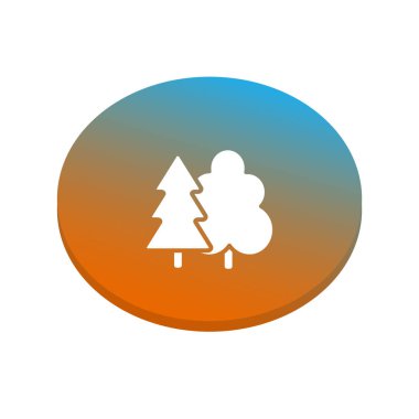 Soyut orman web simgesi