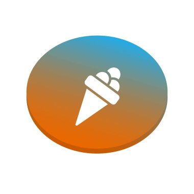 Soyut dondurma web simgesi