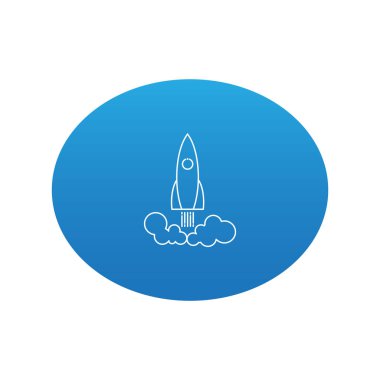 Soyut uzay gemisi web simgesi