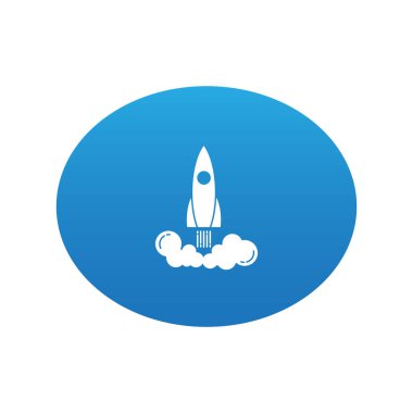 Soyut uzay gemisi web simgesi