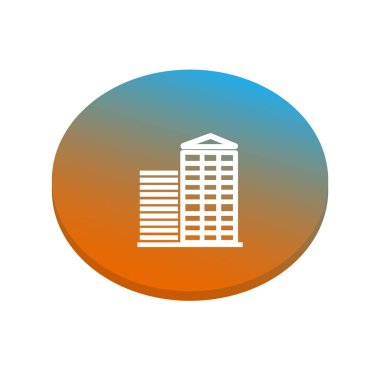 Web simgesi bina soyut