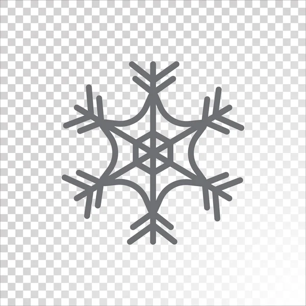 Abstratct copo de nieve icono web — Vector de stock