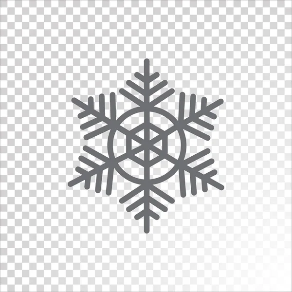 Abstraite icône web flocon de neige — Image vectorielle