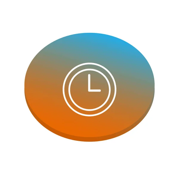 Icono de reloj abstracto — Archivo Imágenes Vectoriales