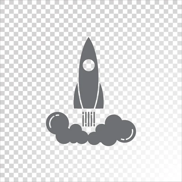 Abstracte ruimteschip web pictogram — Stockvector