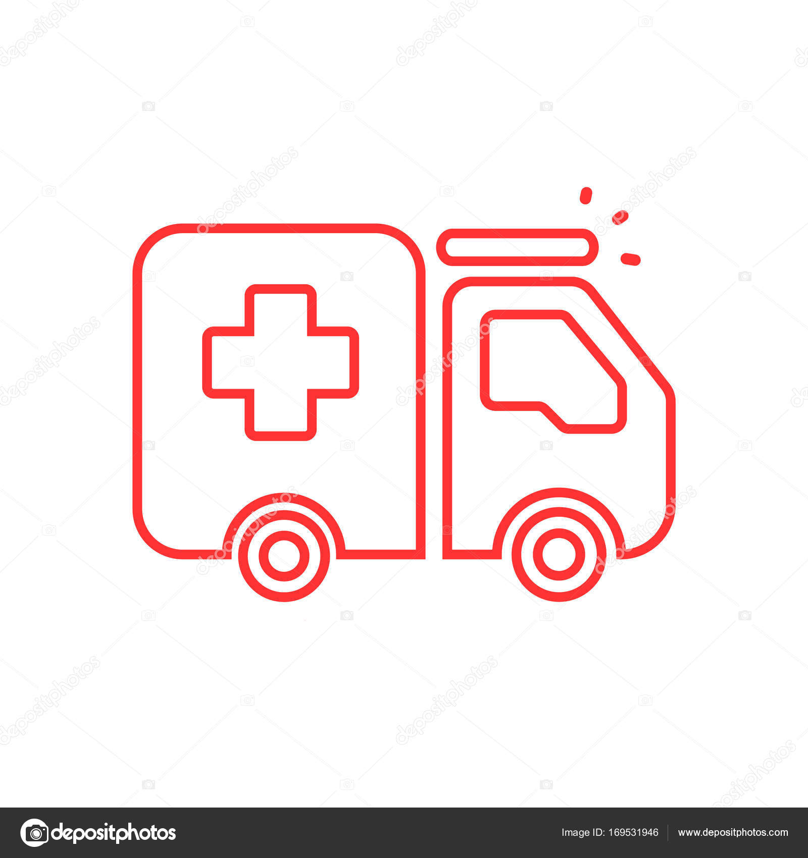 Ambulance Automobile Logo Vector Image By C Mr Webicon Vector Stock