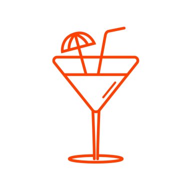 alkol kokteyl simgesi