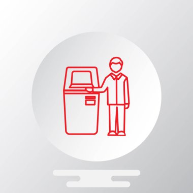 Self-Servis terminal simgesi