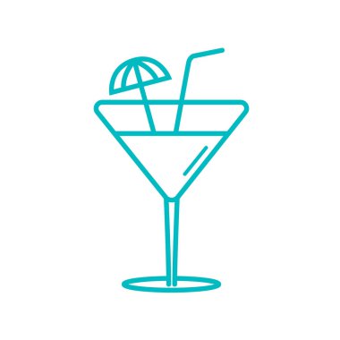alkol kokteyl simgesi
