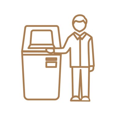 Self-Servis terminal simgesi