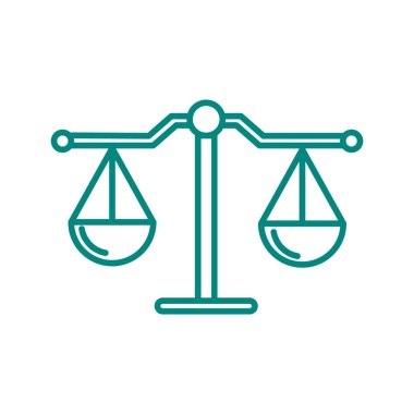 Adalet simgesinin ölçekler