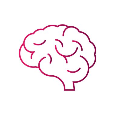 beyin simgesi, illüstrasyon 