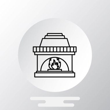 şömine basit simgesi