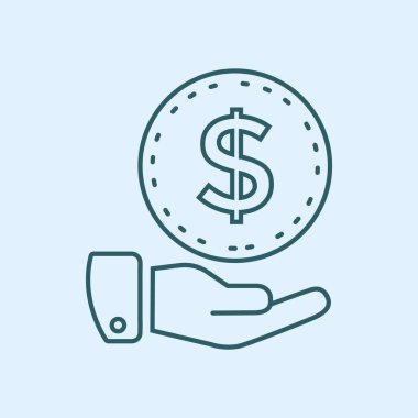 Elindeki dolar işareti