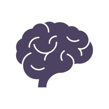 beyin simgesi, illüstrasyon 